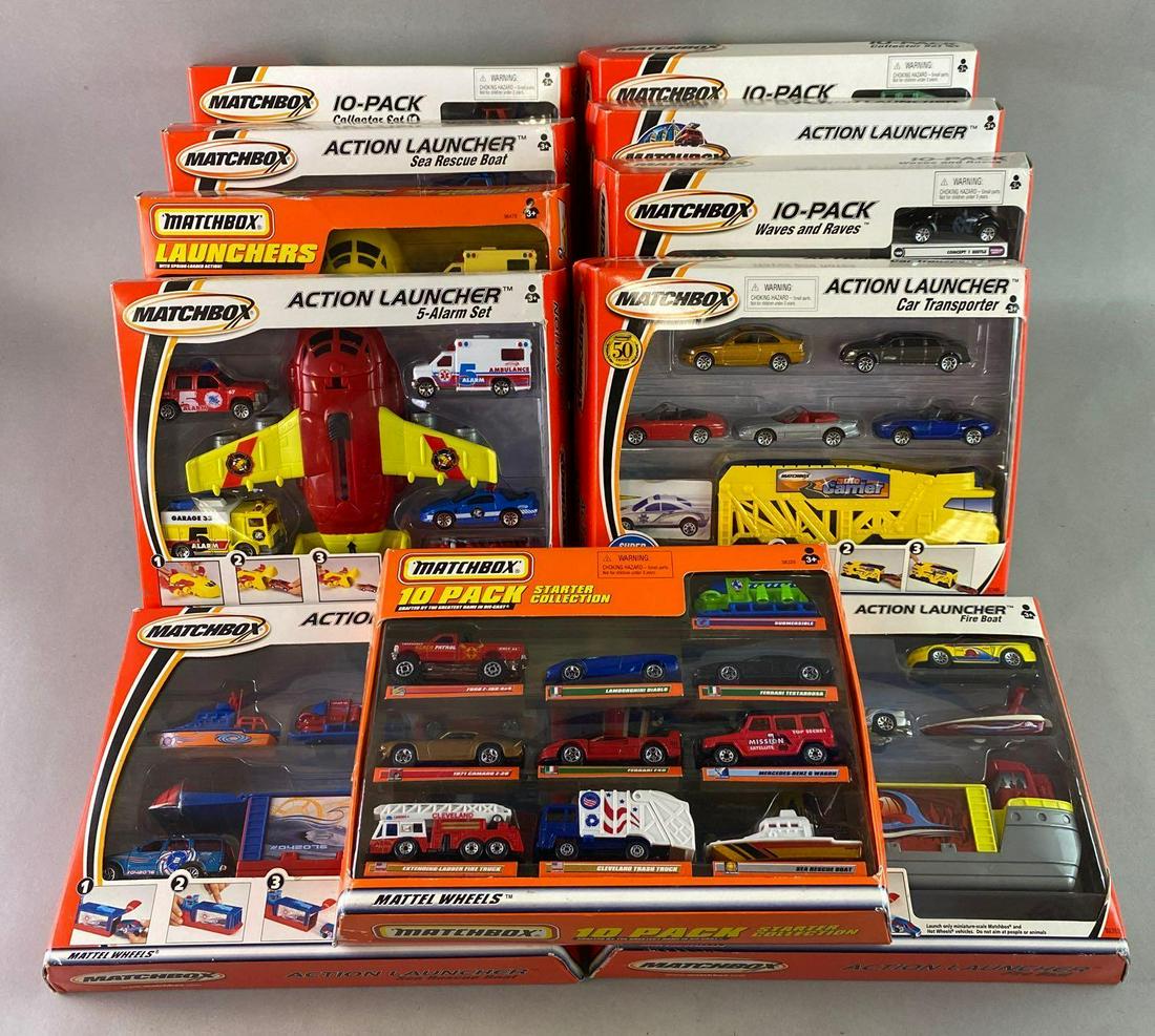 Group of 11 Matchbox Die Cast Vehicle Sets (1 of 2)