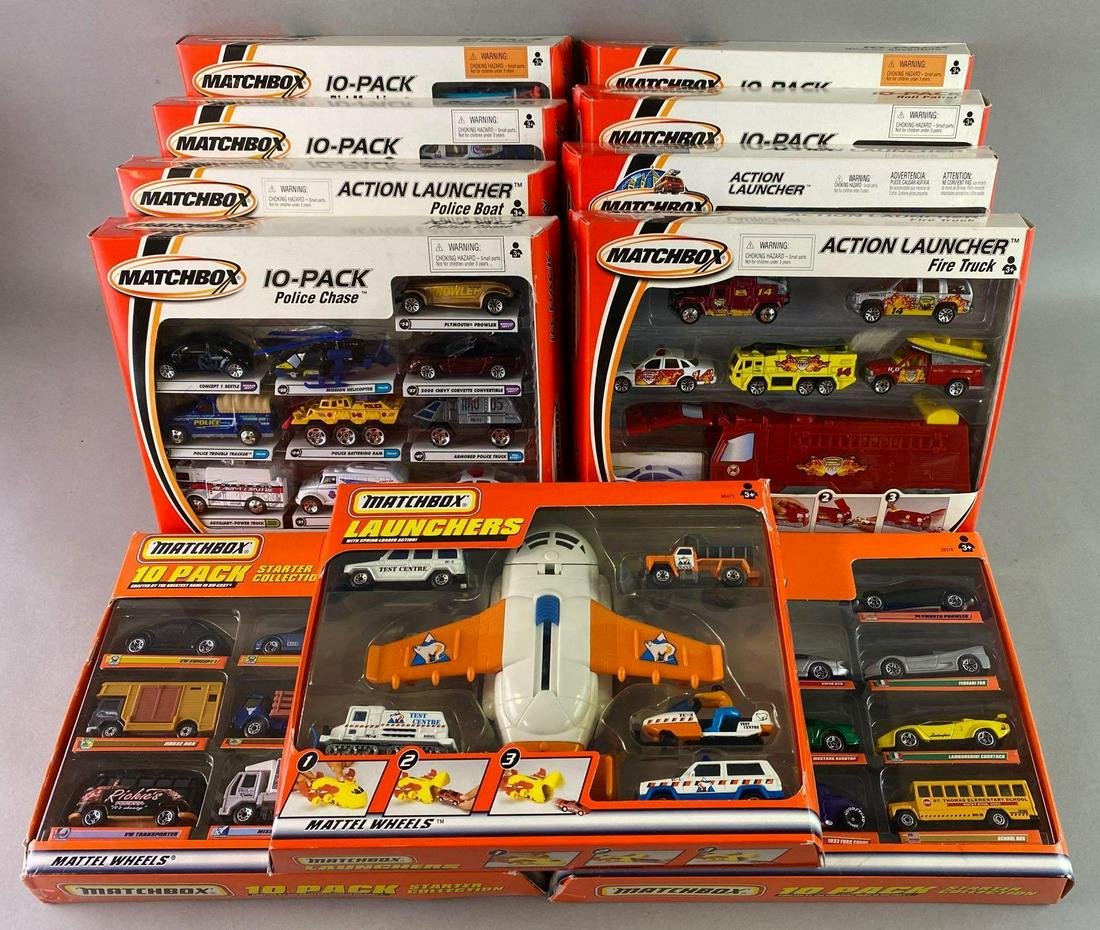 Group of 11 Matchbox Die Cast Vehicle Sets (1 of 2)