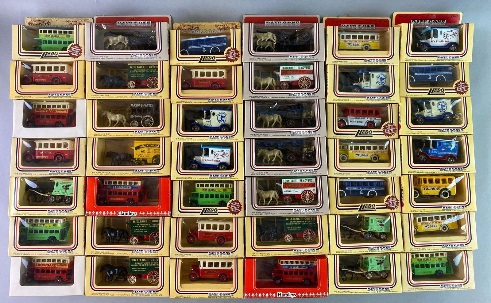 Group of 120 plus Lledo Days Gone Die Cast Vehicles (1 of 8)