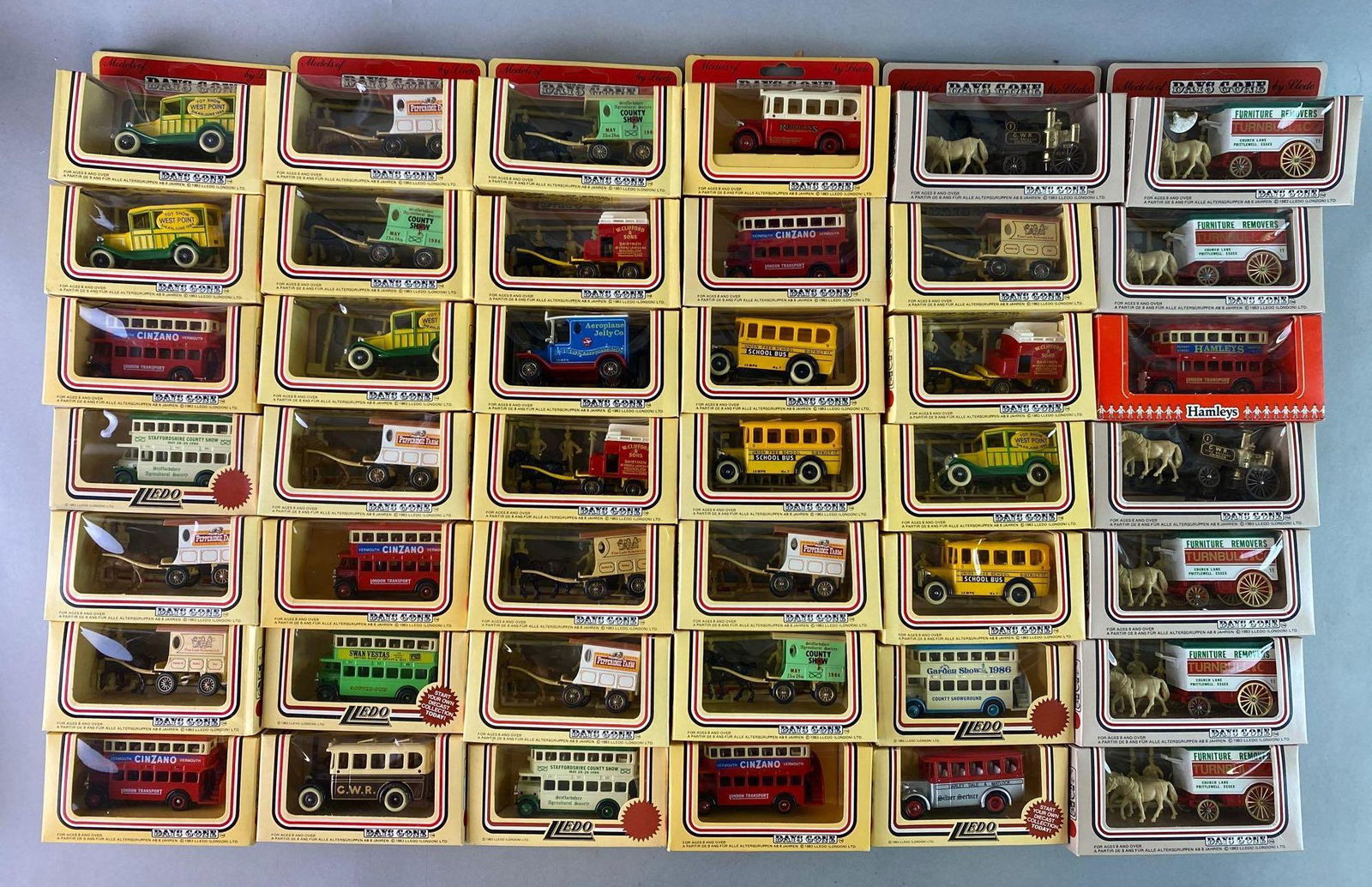 Group of 71 Lledo Days Gone Die Cast Vehicles (1 of 4)