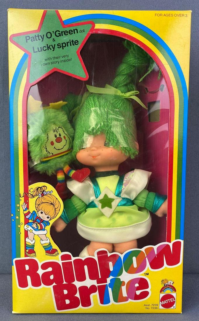 Mattel Rainbow Brite Patty O Green Doll and Lucky (1 of 4)