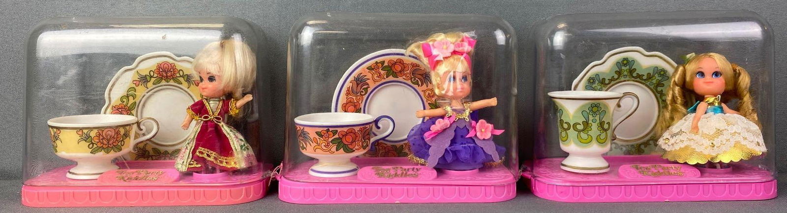 Group of 3 Mattel Tea Party Kiddles Fashion Dolls (1 of 10)