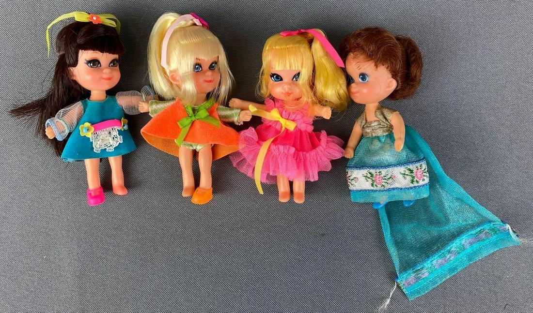 Group of 4 Mattel Liddle Kiddle Dolls (1 of 4)