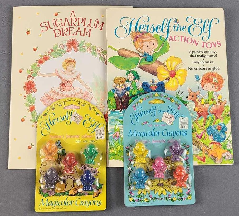 Herself the Elf crayons, paper toy book (1 of 4)