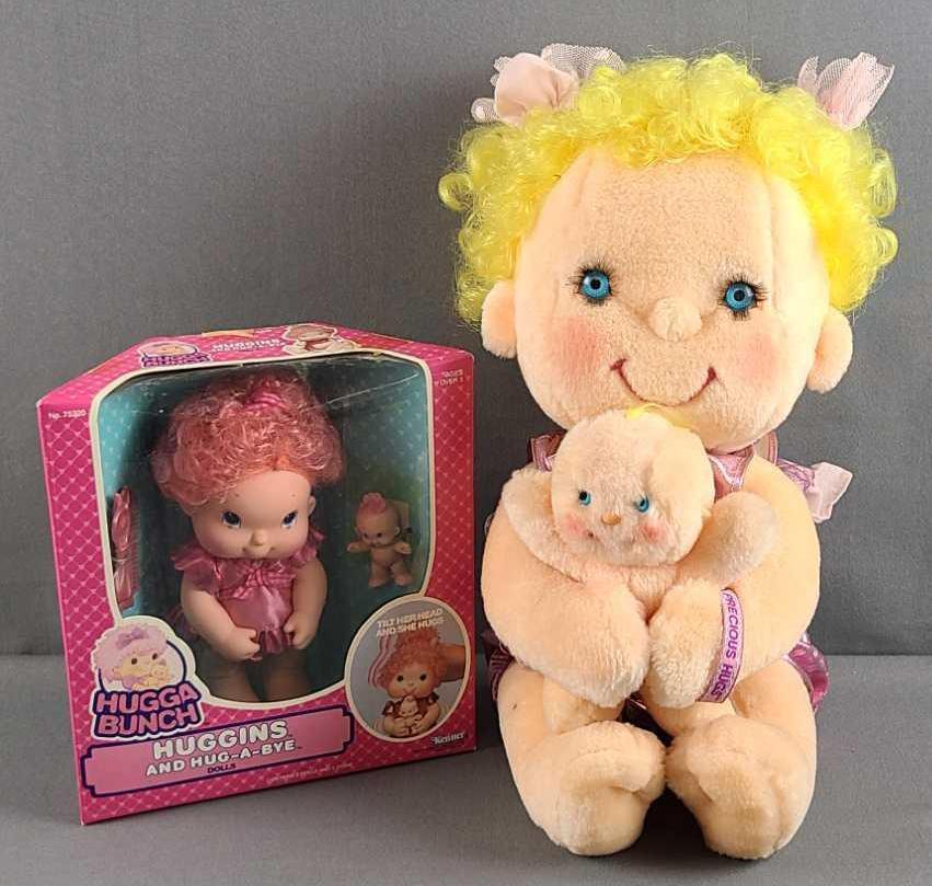 Hugga Bunch doll and plush: Larger is 13 inches