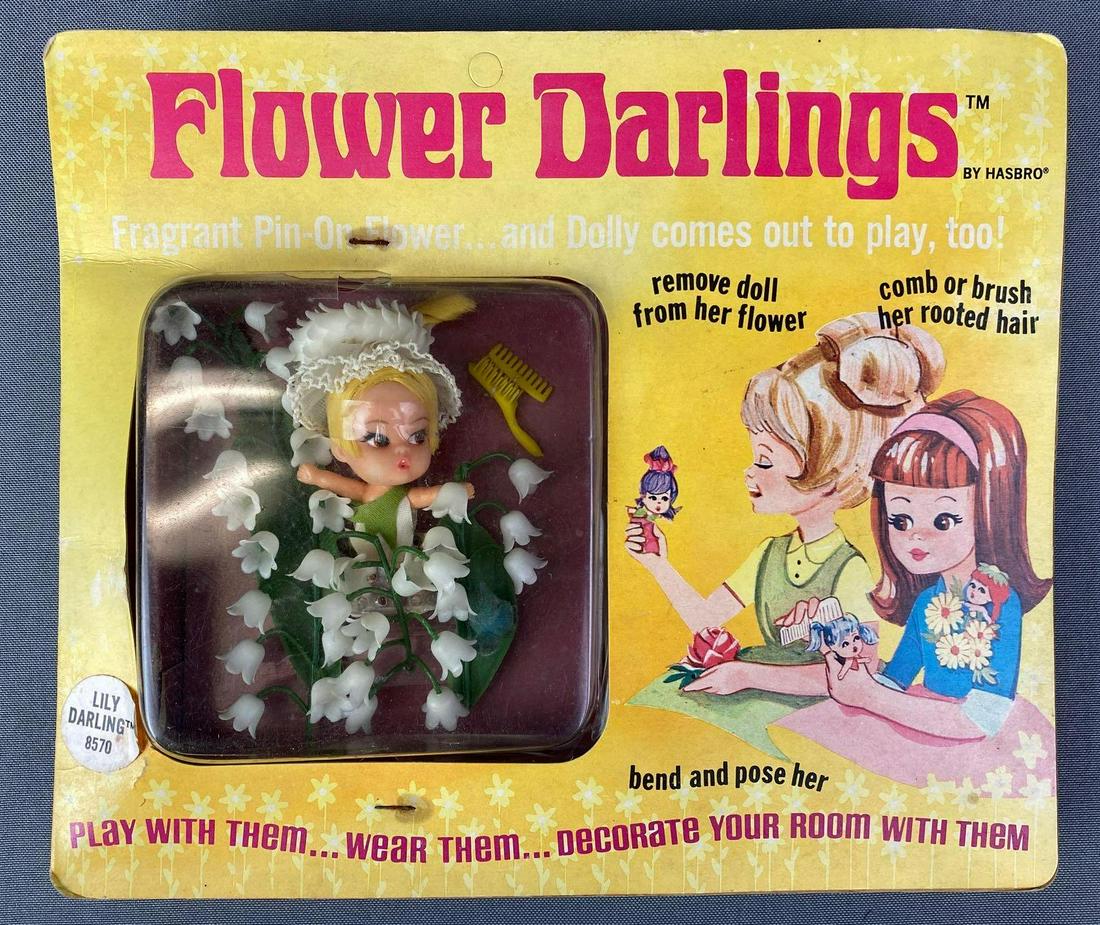 Hasbro Flower Darlings Lily Darlings Doll: 1968, 3 inch doll
