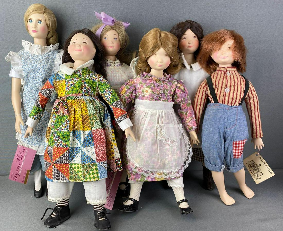 Group of Suzanne Gibson Kalico Kids Dolls: Circa 1970s. Includes Annie Lou, Mother Kalico and more