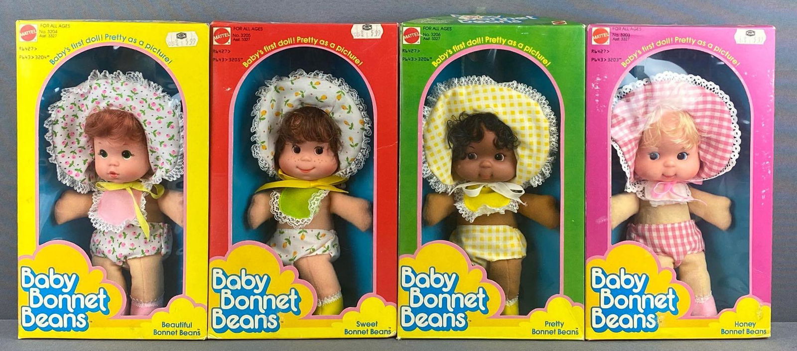 Group of 4 Mattel Baby Bonnet Beans (1 of 4)