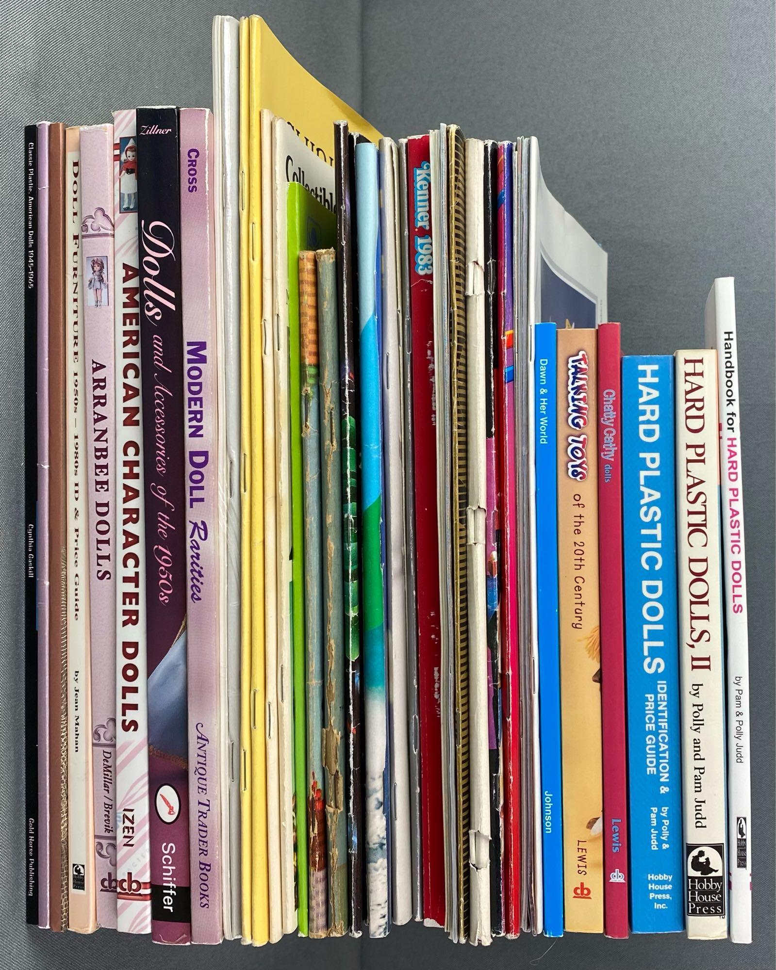 Group of Assorted Doll Books, Calendars and more: Includes Effanbee, Mattel, Kenner, and more