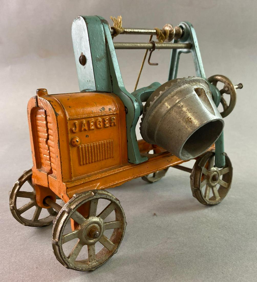 Antique Kenton Cast Iron Jaeger Cement Mixer (1 of 9)