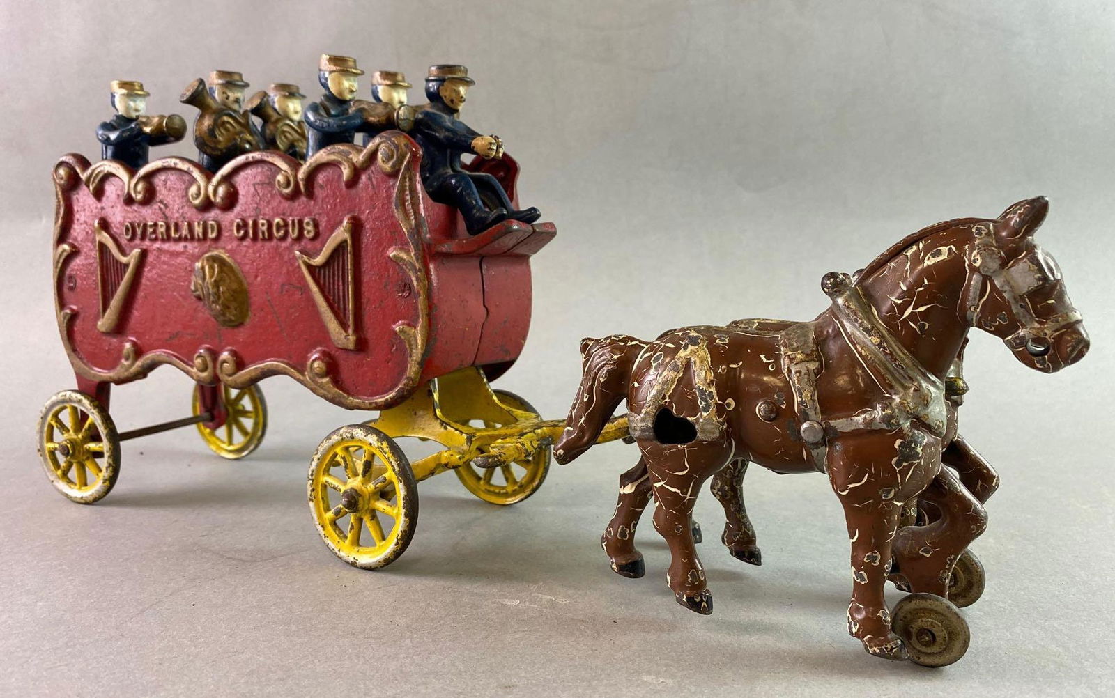 Kenton Cast Iron Overland Circus Band Wagon (1 of 9)