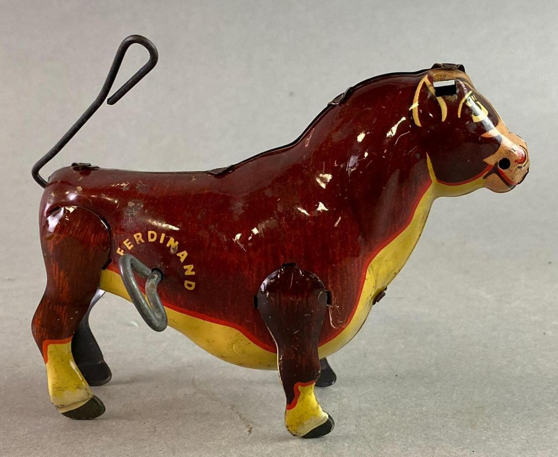 Marx Ferdinand the Bull Disney Wind Up Tin Toy (1 of 3)