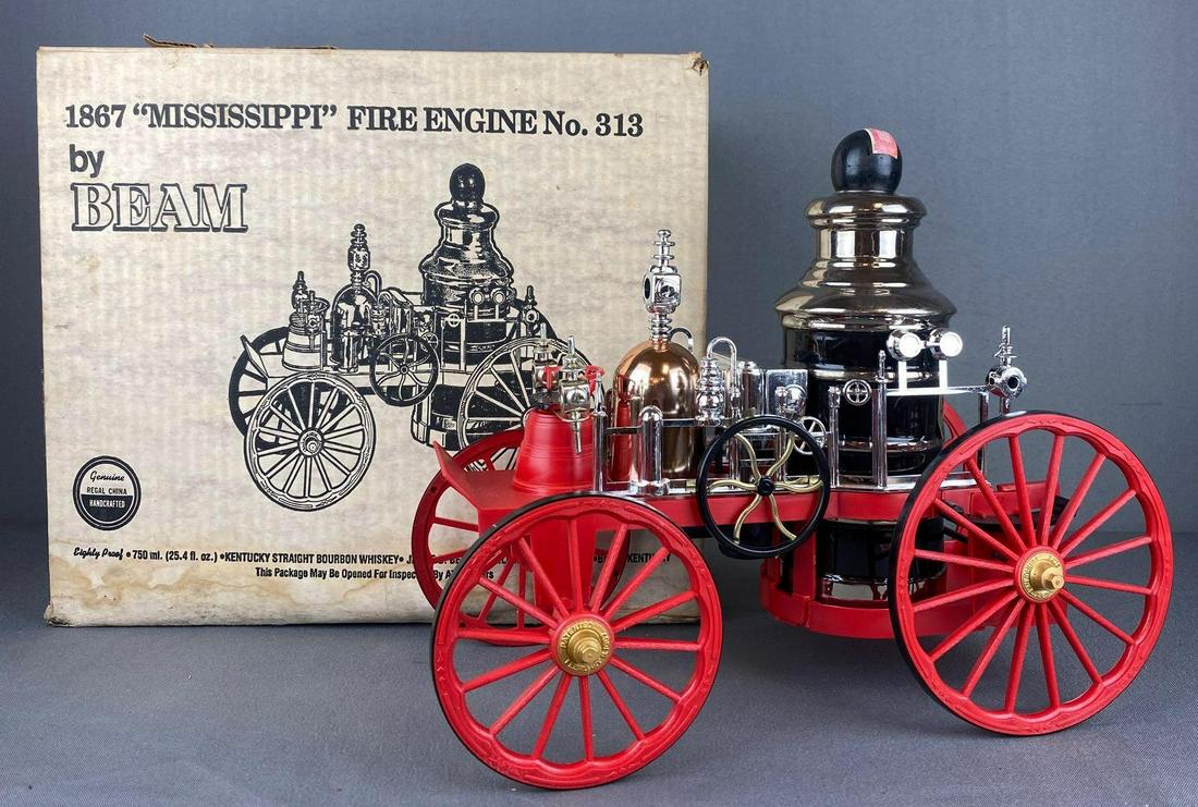 Jim Beam 1867 Mississippi Fire Engine No. 313 Decanter (1 of 6)