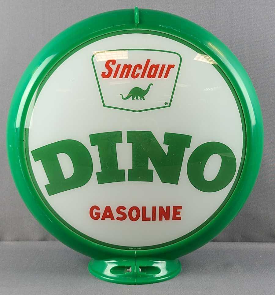 Reproduction Sinclair Dino gasoline gas pump globe (1 of 6)