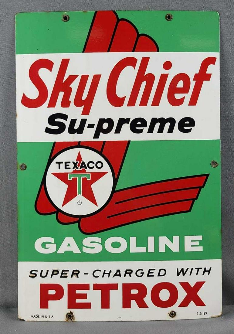 Texaco Sky Chief Su-preme advertising sign (1 of 4)