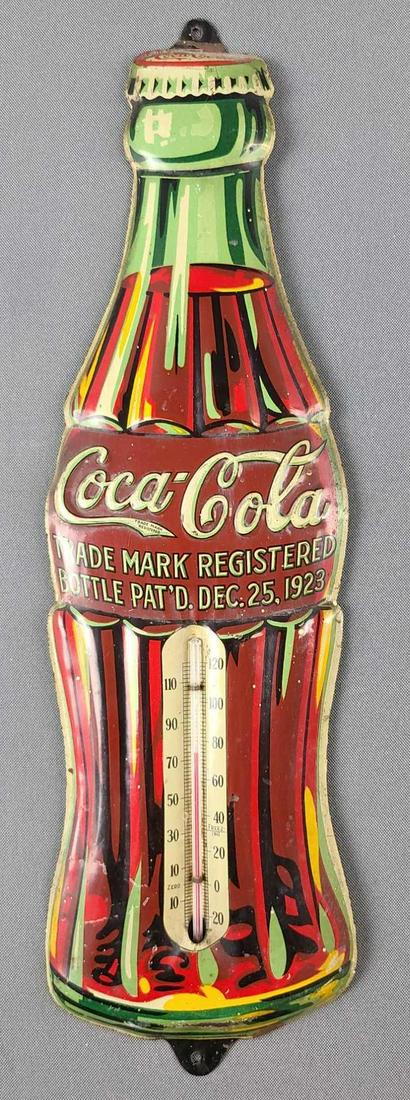 Coca-Cola thermometer advertising sign (1 of 4)