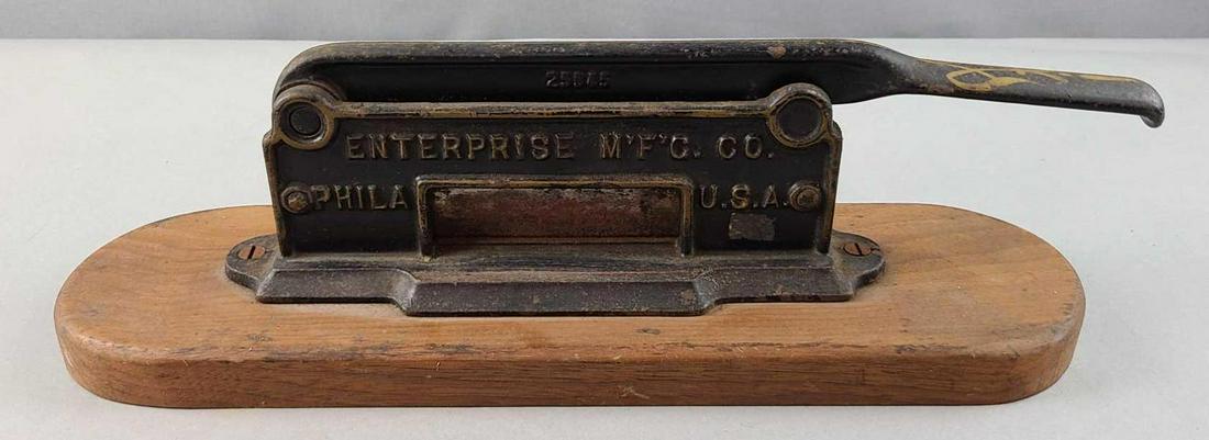 Enterprise mfg co tobacco cutter: 16.5 inches long