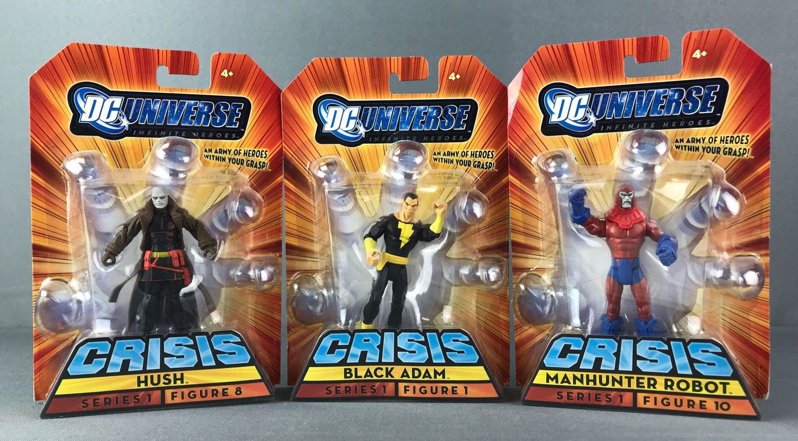 Group of 3 DC Universe Series 1 Crisis Action Figures (1 of 7)