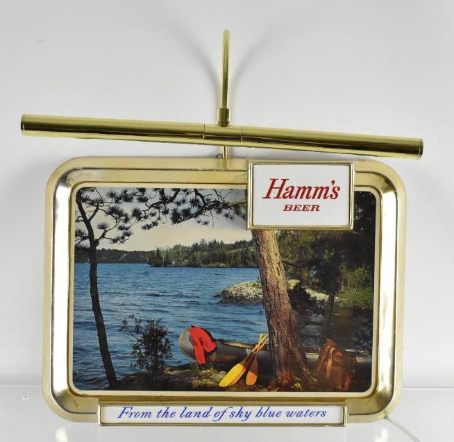 Vintage Hamms Beer Light Up Advertising Beer Sign (1 of 3)