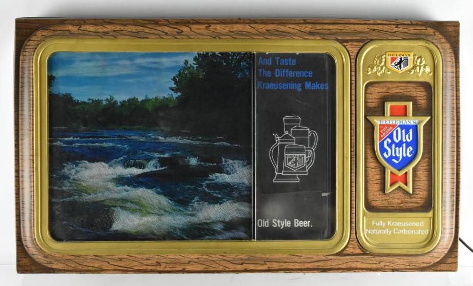 Heilemans Old Style Light Up Advertising Motion Beer (1 of 3)