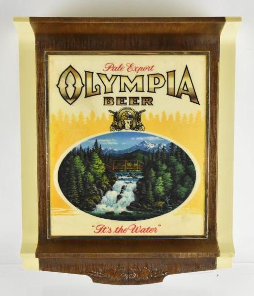 Olympia Beer Light Up Advertising Beer Sign (1 of 4)