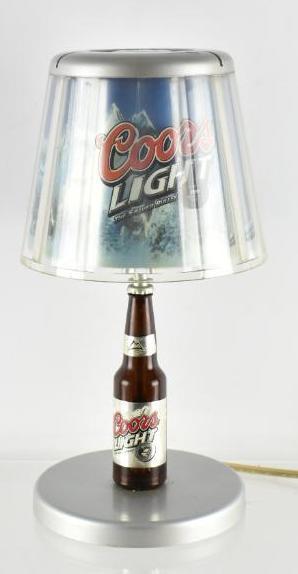 Coors Light Advertising Light Up Motion Beer Lamp (1 of 5)