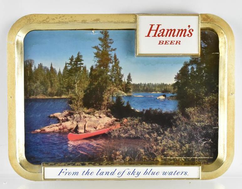 Vintage Hamms Beer Advertising Plastic Beer Sign (1 of 2)
