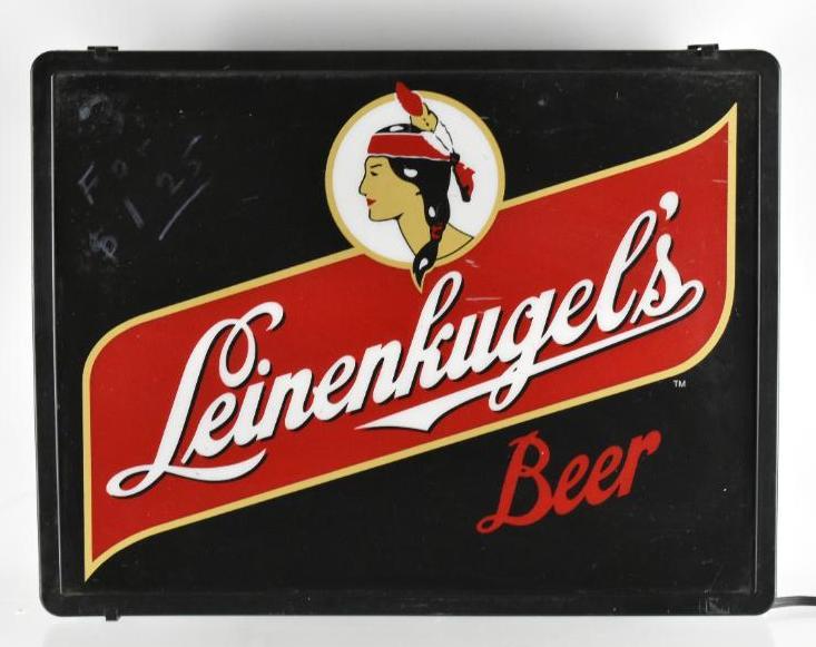 Leinenkugel Light Up Advertising Beer Sign (1 of 2)