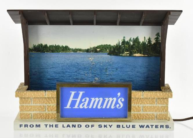 Vintage Hamms Beer Light Up Advertising Beer Sign (1 of 3)
