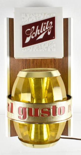 Schlitz Light Up Advertising Motion Beer Sign (1 of 4)