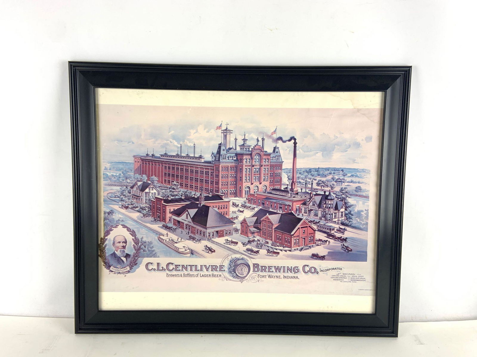 C.L. Centlivre Brewing Co. Advertising Paper Poster (1 of 1)