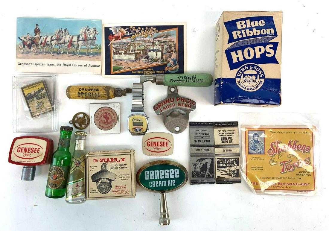 Group of Advertising Beer Items (1 of 1)