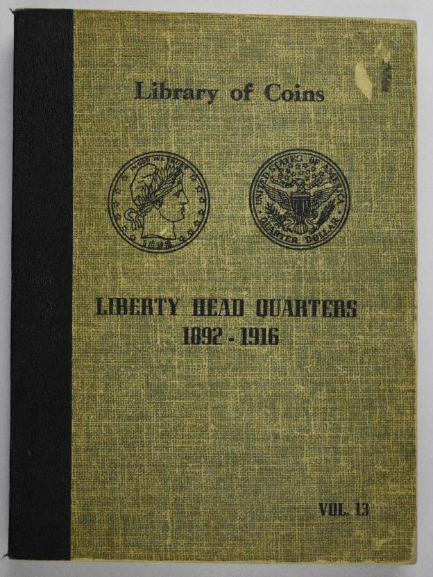 Group of (67) Barber Silver Quarters in Vintage Library (1 of 17)