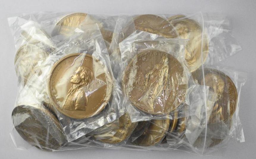 Group of (32) U.S. Presidents High Relief Bronze 7oz. (1 of 2)