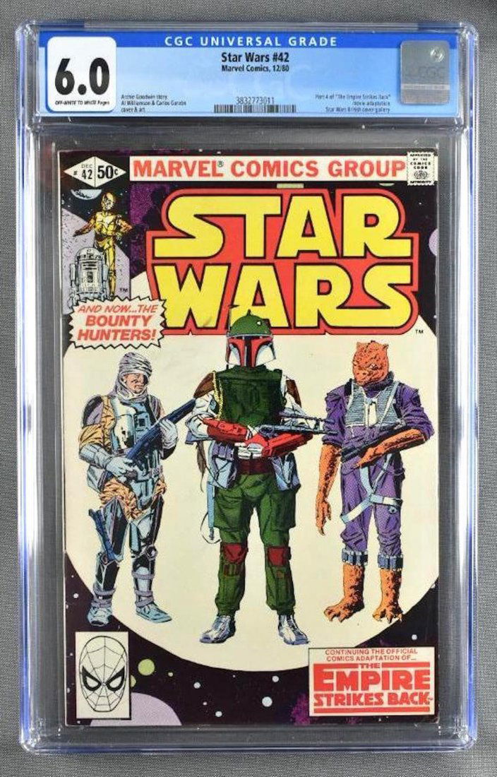 CGC Graded Marvel Comics Star Wars No. 42 Comic Book (1 of 10)
