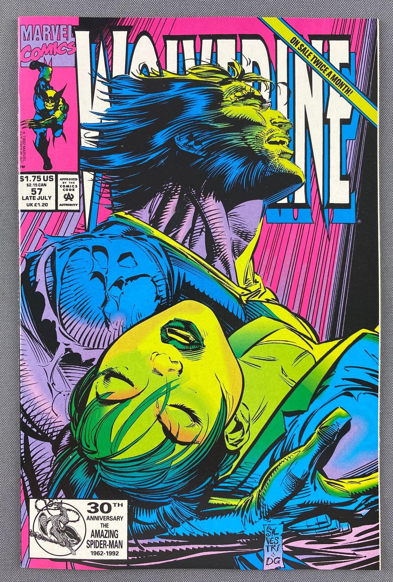 Marvel Comics Wolverine No. 57 Comic Book (1 of 13)