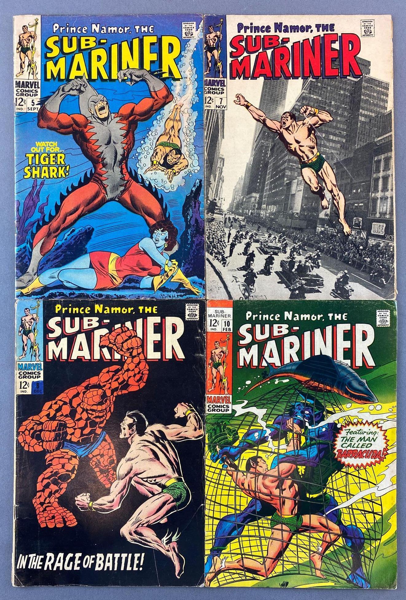 Group of 4 Marvel Comics The Sub-Mariner Comic Books (1 of 4)