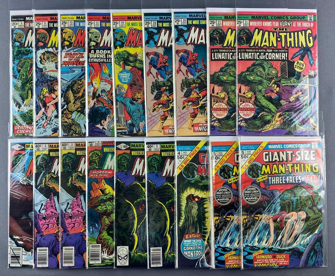 Group of 18 Marvel Comics The Man-Thing Comic Books (1 of 3)