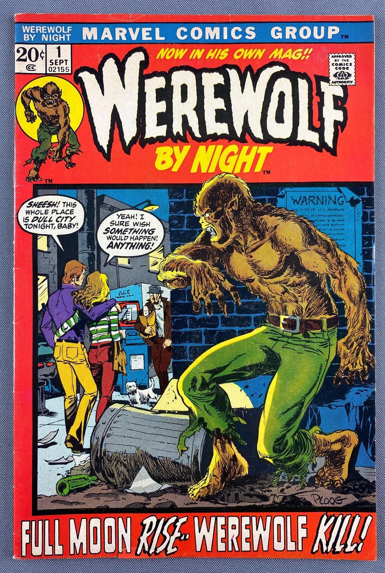 Marvel Comics Werewolf By Night No. 1 Comic Book (1 of 8)