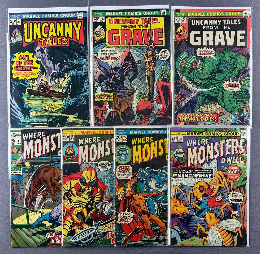 Group of 7 assorted Marvel Comic Books (1 of 3)