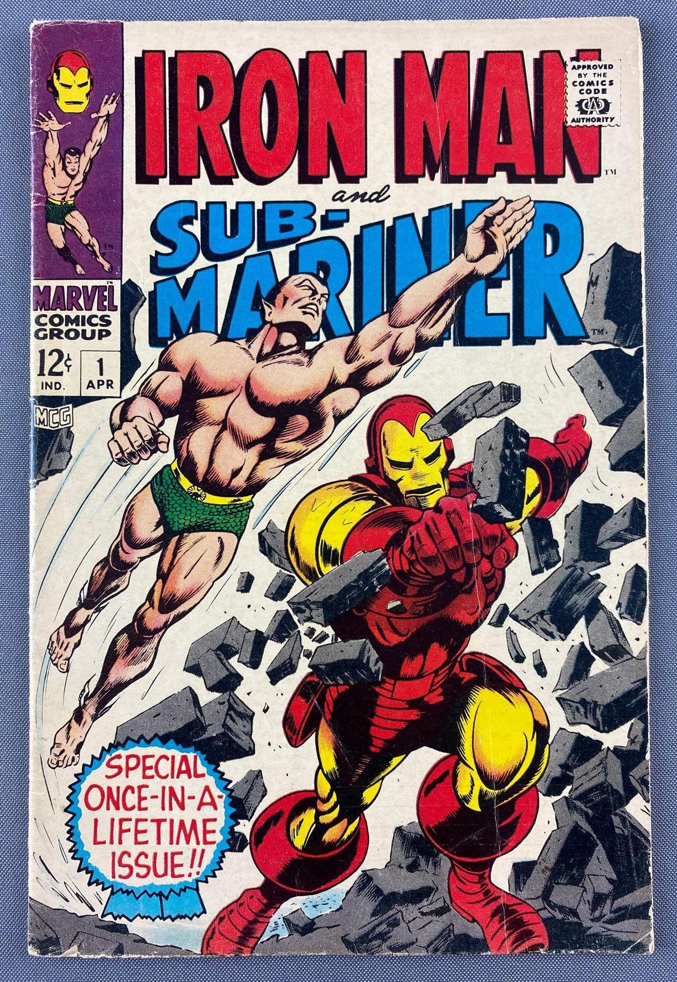 Marvel Comics Iron Man and Sub-Mariner No. 1 Comic Book (1 of 8)
