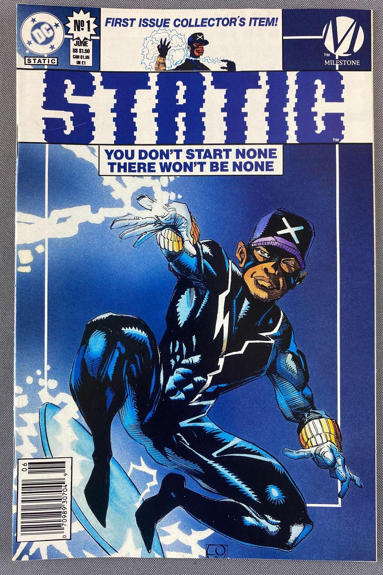 DC Comics Static No. 1 Comic Book (1 of 8)