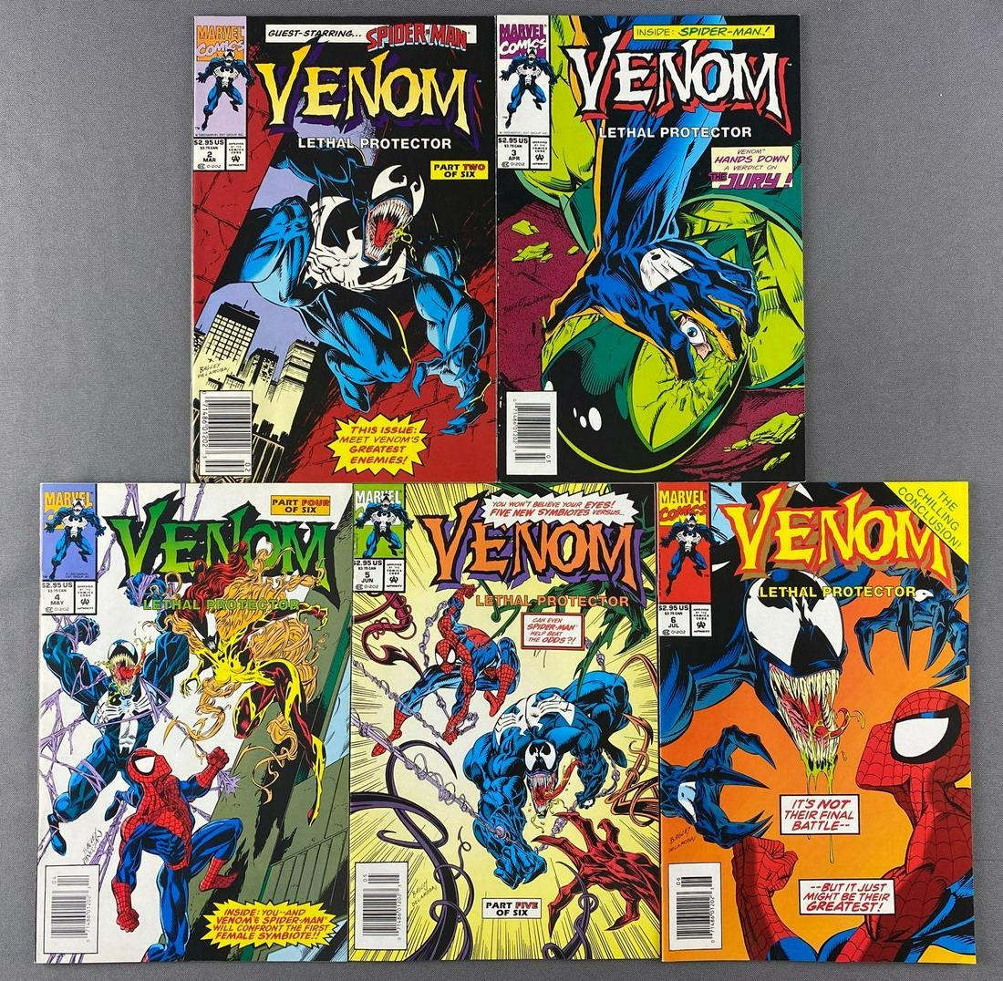 Group of 5 Marvel Comics Venom Lethal Protector Comic (1 of 8)