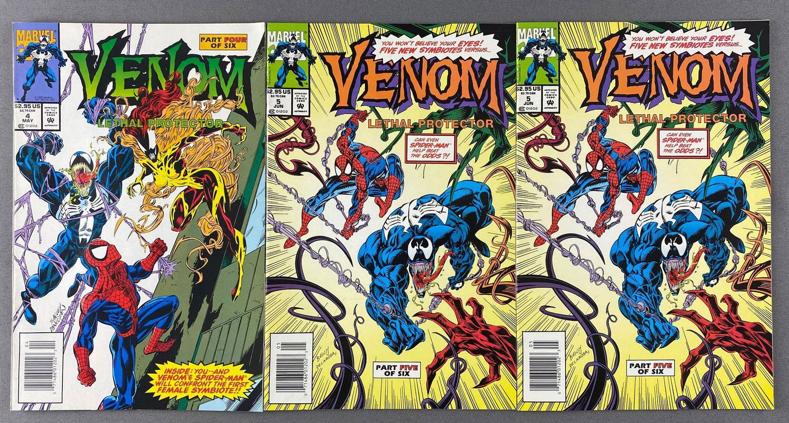 Group of 3 Marvel Comics Venom Lethal Protector Comic (1 of 9)