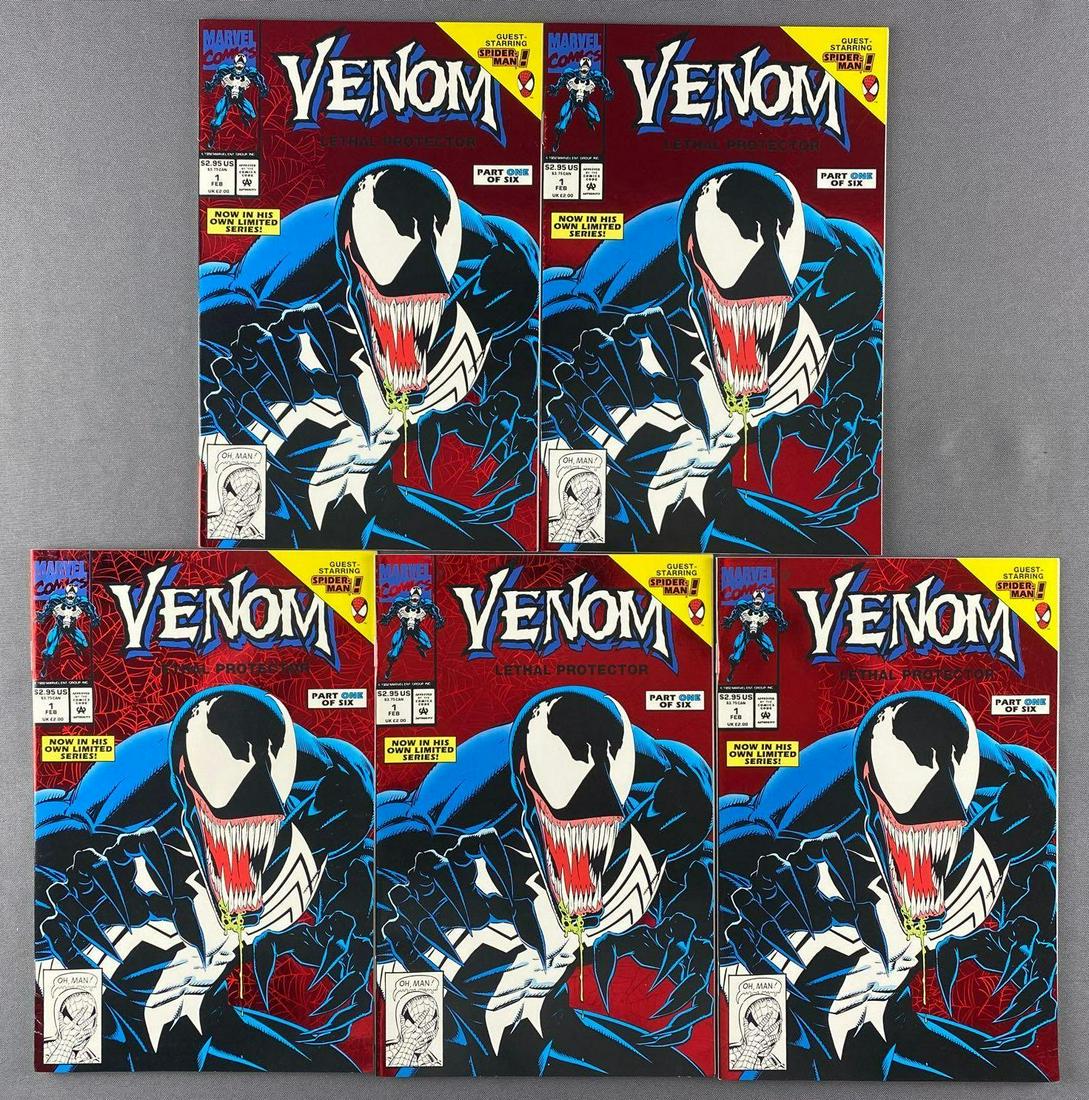 Group of 5 Marvel Comics Venom Lethal Protector No. 1 (1 of 6)