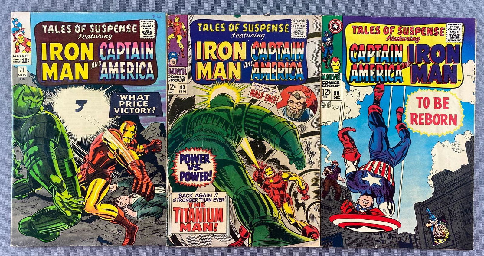 Group of 3 Marvel Comics Tales of Suspense Comic Books (1 of 8)