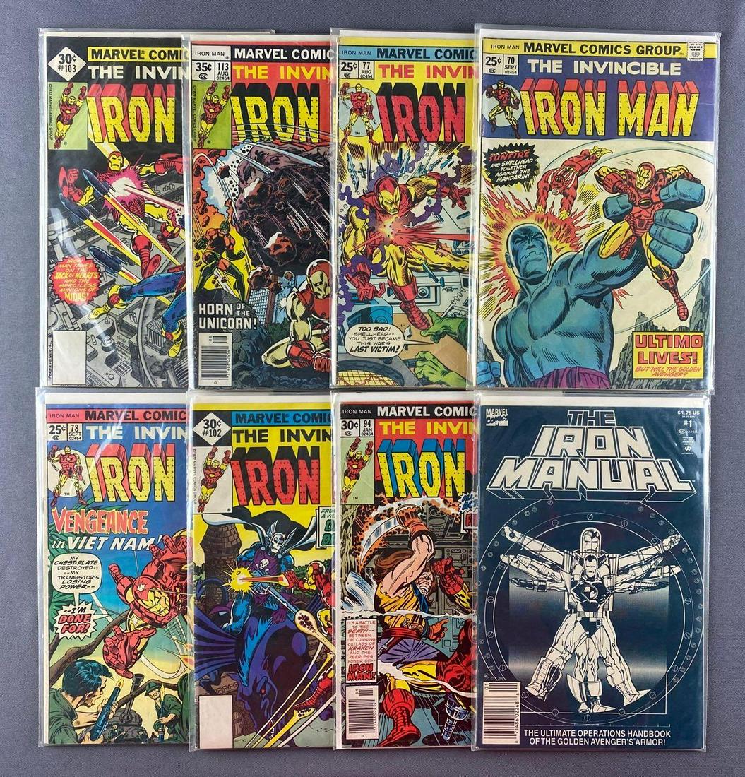 Group of 8 Marvel Comics Iron Man Comic Books (1 of 3)
