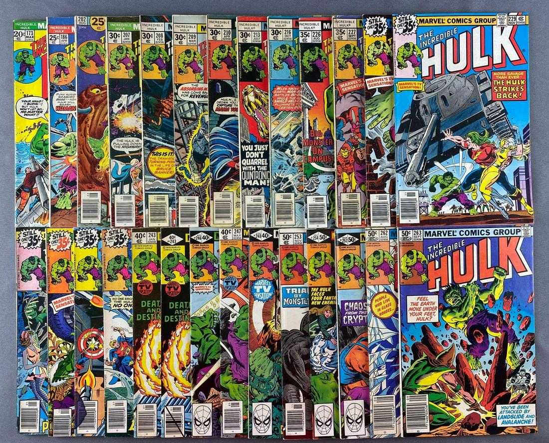 Group of 27 Marvel Comics The Incredible Hulk Comic (1 of 3)