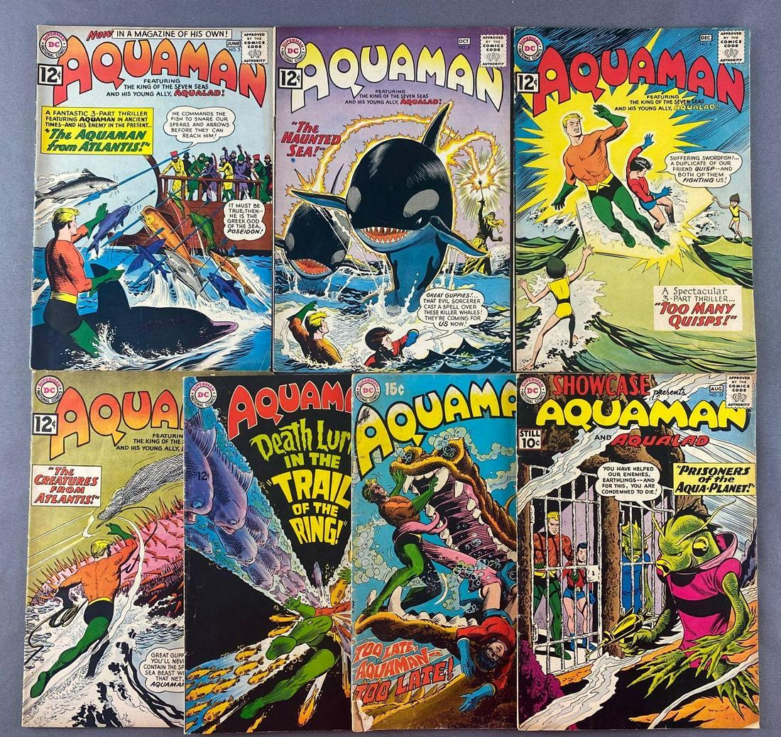 Group of 7 DC Comics Aquaman/Showcase Comic Books (1 of 3)