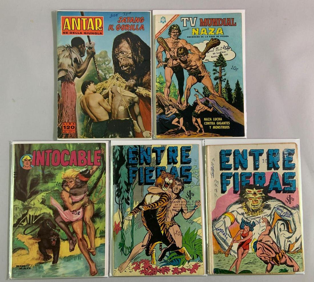 Group of 5 International Jungle comic books: Lot of 5, Gorilla Magazine